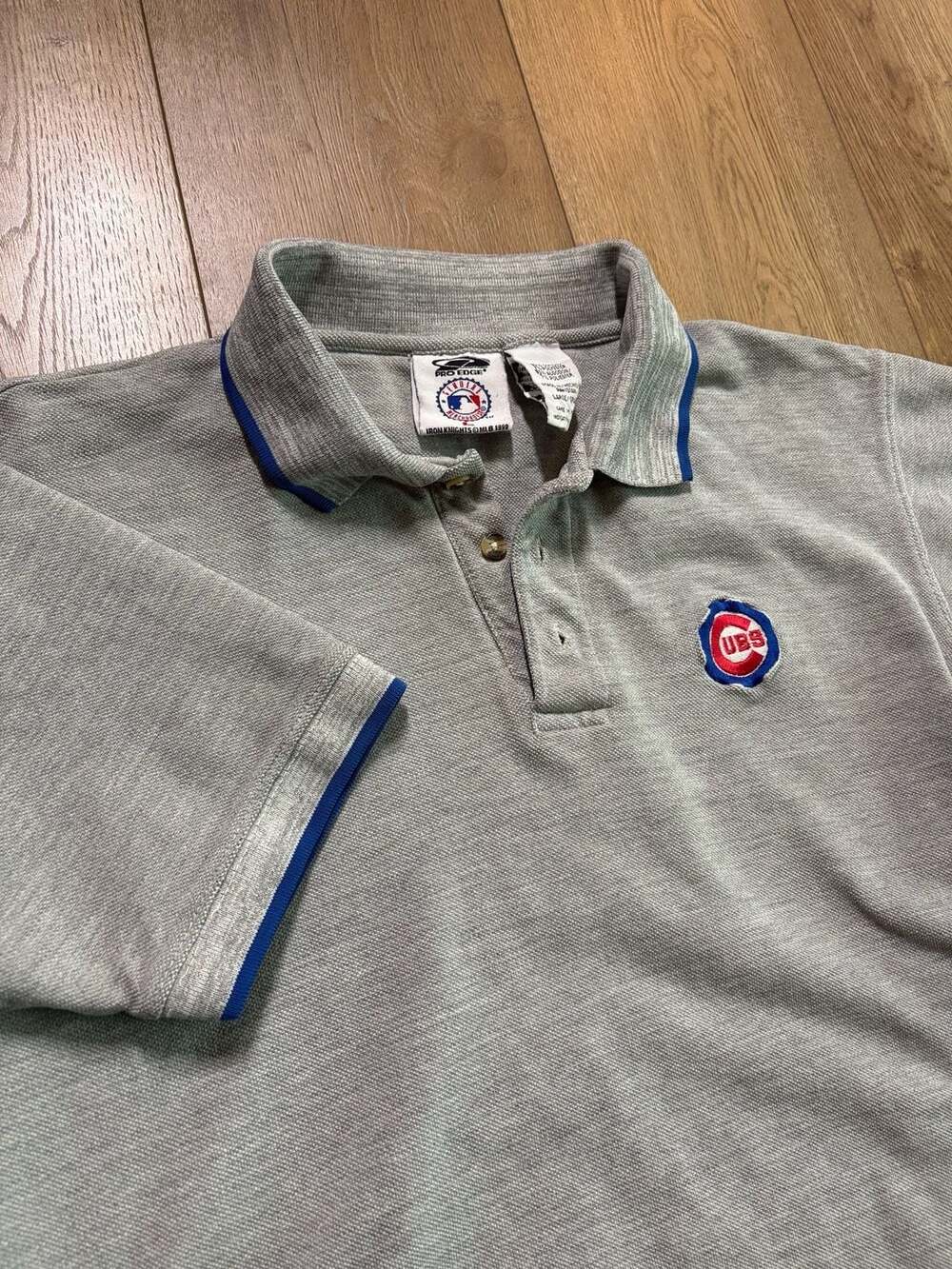 Pro Edge Chicago Cubs Polo Size L Gray MLB 1999